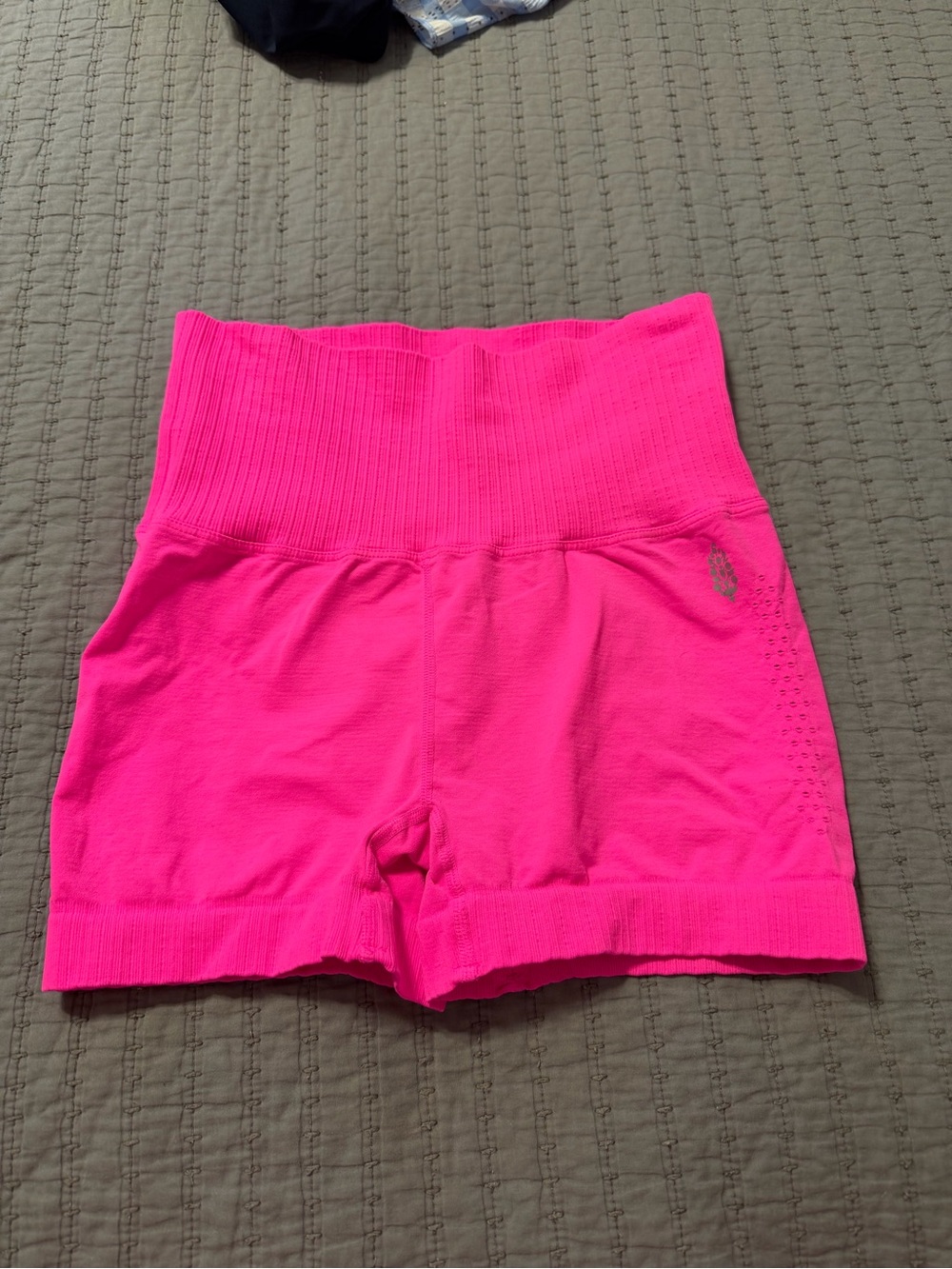 Free People Good Karma pink shorts